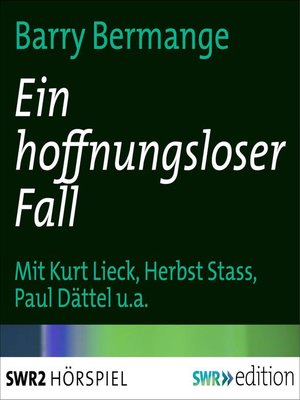 cover image of Ein hoffnungsloser Fall